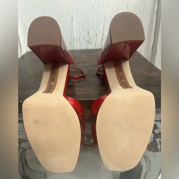 👠👠Sam Edelman Jullian platform Passion Red Patent Leather-NWOT👠👠 - Picture 9 of 11